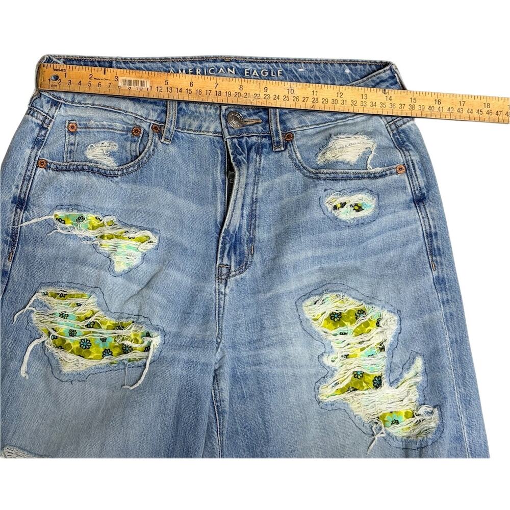 AE Skater Jeans Floral Patched Distressed Men’s 32x30 - Picture 6 of 12